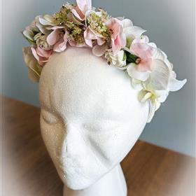 fwthumbFlower Tiara Artificial Pink & White Hydrangea 1.jpg